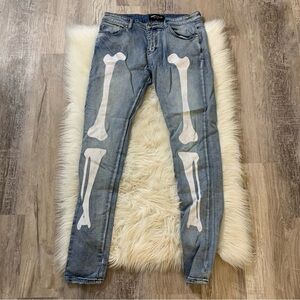 Trinity Kays Kulture Bone Skinny Jeans